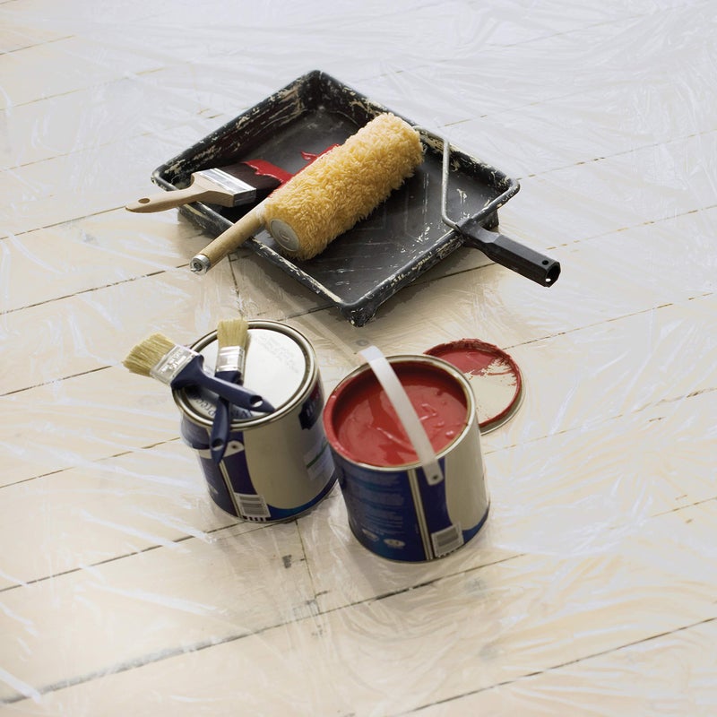 Frost King P115R/3 Clear Polyethylene Drop Cloths (3 Pack), 9' x 12' x 1Mil - Image 4